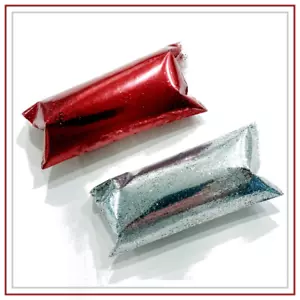 Chrome Silver .015" & Royal Red .015" Metal Flake 2 Pack - 2oz Each - (4oz) - Picture 1 of 9