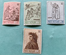francobolli poste Vaticane Dante Alighieri 1265-1965