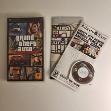Grand Theft Auto Liberty City Stories Sony PSP CIB Black Label Map Manual Clean