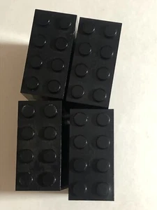 Tyco 2x4 Black Brick Lot Of 20 Pieces Toys Building Blocks - Picture 1 of 2