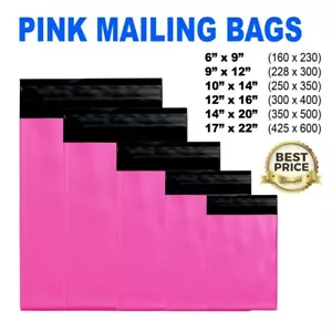 More details for postal mailing bags postage poly plastic packaging parcel shipping bags coloured