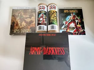 Army of Darkness Steelbook & Slipcover: 4K, Blu Ray, Pin, 2x Poster Set New Mint - Picture 1 of 9
