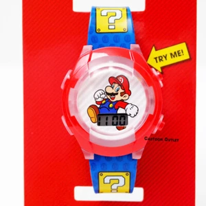 Super Mario Bros Boys Digital Wristwatch Kids watch Reloj Nintendo Gift - Picture 1 of 8