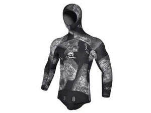 C4 H. Dessault Muta Da Apnea Mimetica Black Side Giacca 5mm - Imagen 1 de 1