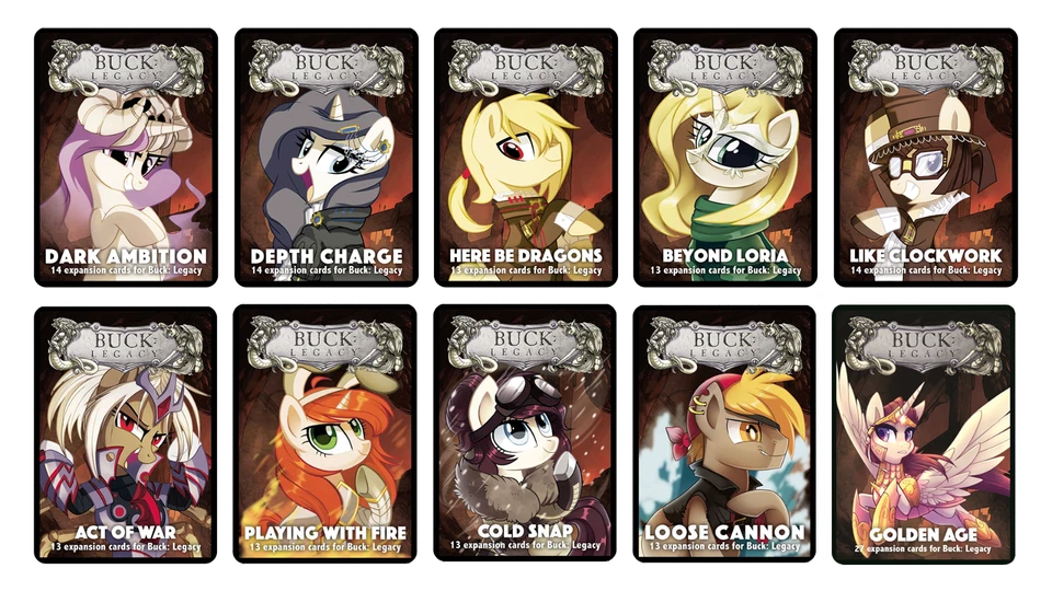Buck Legacy 2nd Edition Pony Card Game Expansions *RARE OOP* MULTI-LISTING - Image 1 of 2