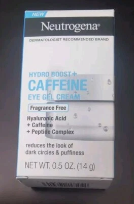 Neutrogena Hydro Boost+Caffeine Eye Gel Cream Frag Free Hyaluronic Acid +Peptide - Image 1 of 4