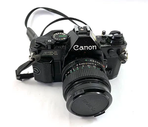 Black Canon AE-1 Program SLR Camera+50mm Lens - Picture 1 of 5