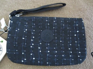 Kipling XL Large Creativity Tile Print Pouch/Phone Wristlet Wallet NWT - Picture 1 of 9