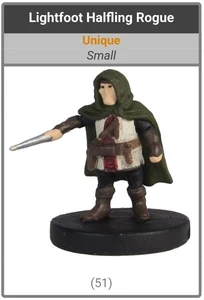 Lightfoot Halfling Rogue - Tyranny Dragons #51 D&D Mini  Starter Set 2014 - Bild 1 von 2