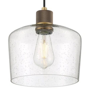 Access Lighting 63141LEDDLP/SDG Port Nine 9"W LED Mini Pendant - Antique Brushed - Picture 1 of 4