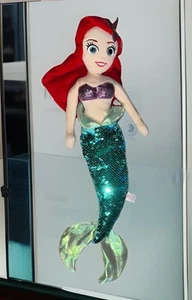Ty Beanie Disneys Princess Ariel Little Mermaid 19” Plush Sparkle - Picture 1 of 7