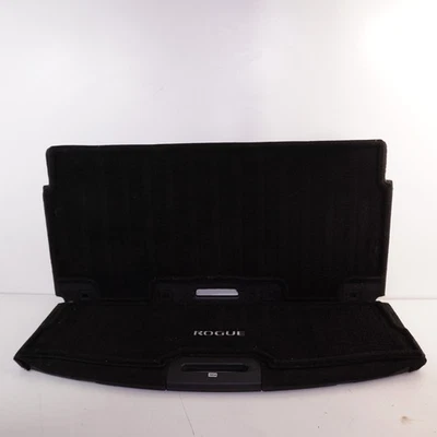 2014–2020 Nissan Rogue Trunk Cargo Floor Mat Cover 2 peças preto fabricante de equipamento original - Imagem 1 de 4