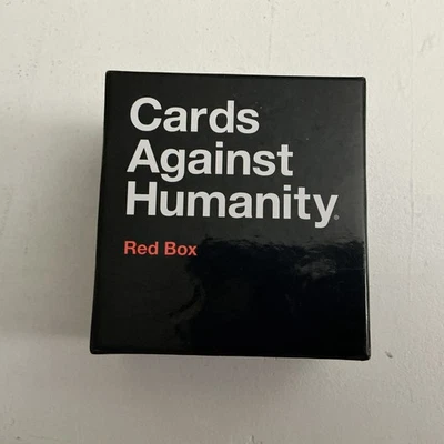 Caja Roja Cartas Contra la Humanidad con Paquetes de Cartas Extra Juego de Fiesta para Adultos Foto 1 de 4