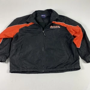 Matco Tools Jacket Mens 3XL Black Orange Water Repellent Fleece Lined Full Zip - Picture 1 of 14