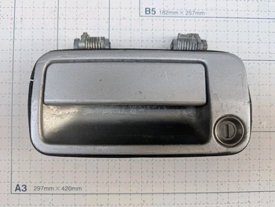 86 87 88 89 Manija de puerta exterior del conductor Honda Accord/Acura Integra plateada OEM Foto 1 de 2