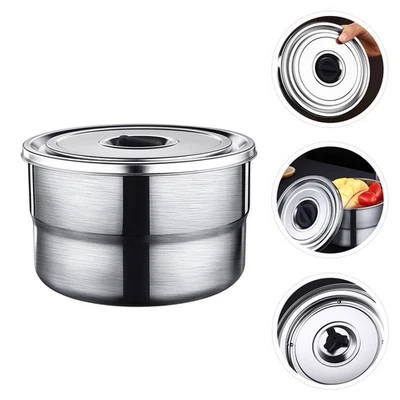 Edelstahl -Aufbewahrungsbox Frische Halten -Box -Lagerbehälter (600 ml) - Bild 1 von 4