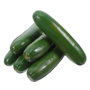 6 Pcs Simulated Green Cucumber Plastic Fake Cucumbers Artificial - Picture 1 of 12