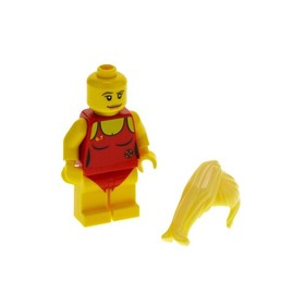 1X Lego Minifigures Series 2 Lifeguard Swimsuit 8684 COL02-8 COL024