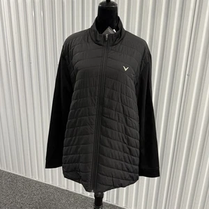 Nueva chaqueta acolchada acolchada negra Callaway para hombre talla XL - Imagen 1 de 9