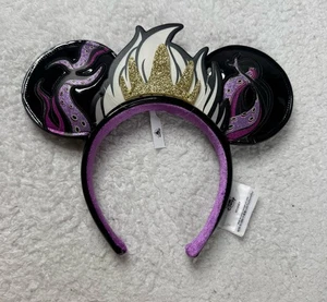 Diadema Orejas de Sirenita Villano Úrsula Parks Disney - NUEVA - Imagen 1 de 6