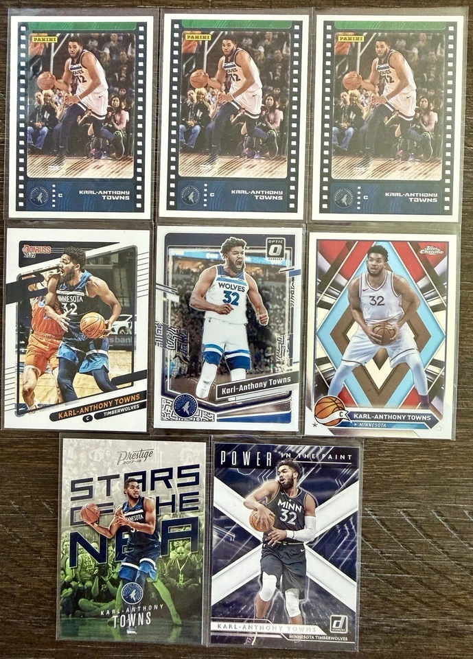 2021-22 Power in the Paint Karl-Anthony Towns 2017-18 Stars Of The NBA + More - Image 1 of 1