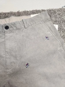 NWT Brooks Brothers Mens 36x32 Corduroy Pants Clark Fit Skiers Embroidered - Picture 1 of 6