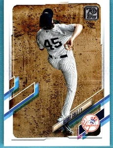2021 Topps Base Set Photo Variations #95 Gerrit Cole / Overhead Photo - Bild 1 von 1