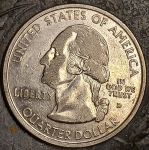 2000 D Maryland Quarter Environmental Damage Coin - Picture 1 of 7