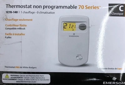 Termostato no programable Emerson 1E78-140 Foto 1 de 3