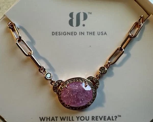 Bomb Party OG "Wild Heart Unbroken" Created Pink Ice Crystal, Rose Gold Plating - Picture 1 of 3