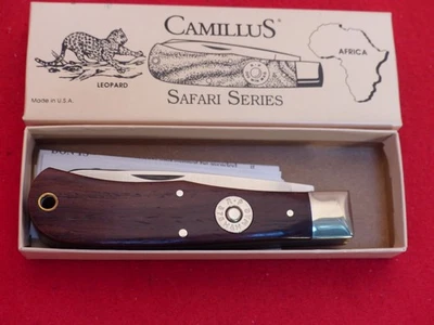 Camillus USA CSS1 Safari Series .375 H&H magnum Jumbo Trapper Knife MINT in box - Image 1 of 4