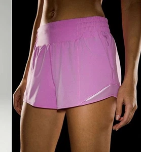 Lululemon Hotty Hot High-Rise Lined Short 2.5" Dahlia Mauve Size 6 - Picture 1 of 6