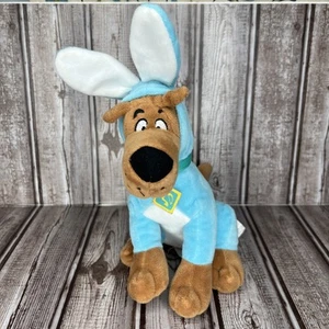 Plush Scooby Doo Blue Bunny Rabbit Suit Sitting 9" Ruz Animal Toy Easter - Picture 1 of 8