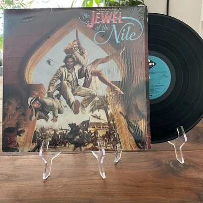 The Jewel of the Nile Soundtrack Vinyl LP 1985 Jive Arista JL9-8406 In Shrink - Image 1 of 4