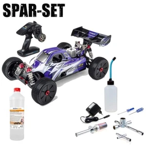 Carson 204036 Virus 4.0 V21 1:8 Nitro Buggy 2,4GHz RTR blau - Starter-Set - Bild 1 von 7