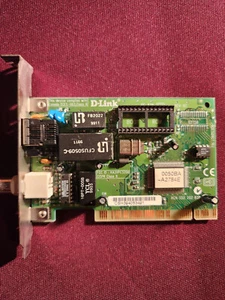 D-Link DE-528 Ethernet Adapter Card PCI Network Card - UNTESTED - READ - Bild 1 von 3