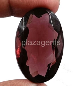 74.90 Ct Oval Cut Purple Amethyst Certified Brazil Loose Gemstone 5RDY - Picture 1 of 9