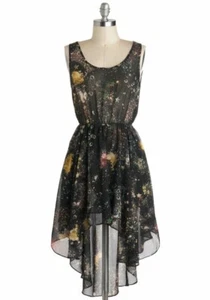 Moon rock concert dress, high-to-low Rock Star Festival Party Sheer Dress - BNWT - Picture 1 of 2