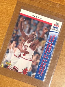 1993-94 Upper Deck Michael Jordan #201 Finals Game 4 Chicago Bulls - Picture 1 of 3