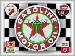 Texaco 30's Logo Gas Station Sign (236) 4'X3' Vinyl Banner - Picture 1 of 1