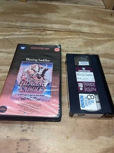 Blazing Saddles VHS Comedy Western Mel Brooks Warner Home Video Clamshell - Picture 1 of 8