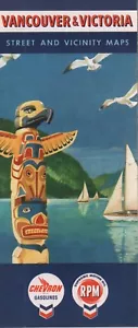 Chevron 1962 hoja de ruta: Vancouver y Victoria nuevo de lote antiguo - Imagen 1 de 1