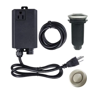 Kit Interruttore Aria Smaltimento Spazzatura Lavello Smaltimento Rifiuti Acciaio Inox On/Off - Foto 1 di 11