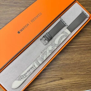 Apple Watch Hermès Double Tour Rope Skórzany pasek 42mm,41mm, 40mm 38mm Doskonały! - Zdjęcie 1 z 9