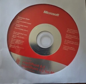 Microsoft IntelliPoint 5.5 & 6.0 Mouse Software for Windows/Mac 2006 Disc Only - Picture 1 of 2