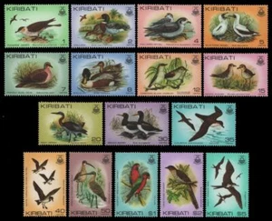 Kiribati 1982 - Mi-Nr. 382-397 ** - MNH - Pájaros / Pájaros - Imagen 1 de 1