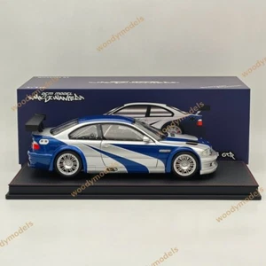 BMW M3 GTR E46 2001 DCM 1:18 Need For Speed Metal Edición Deluxe con Llavero 1/87 - Imagen 1 de 19