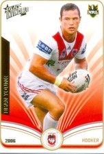 2006 Select NRL Invincible Common Card 127 Dean Young - St George Dragons