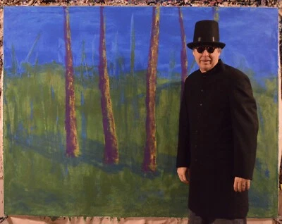 Mark Little original XL Painting 81” X 62”Action, Abstract￼, Modern,6’foot9”inch - Image 1 of 4