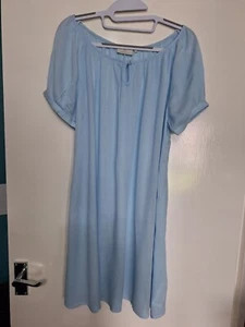 Kaffe Ladies Pale Blue Ĺongline Blouse - 36 - Picture 1 of 7